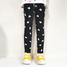 Adorable Little Girls Leggings Hearts