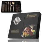 Elegant 24-Piece Cutlery Set - Rose Gold