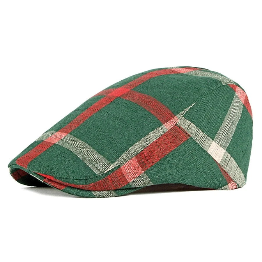 Men’s Classic Style Plaid Beret (8)