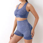 Blue Women's Gym and Yoga Outfit